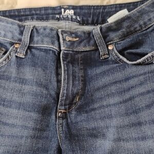 Lee Women's Blue Ankle Jeans